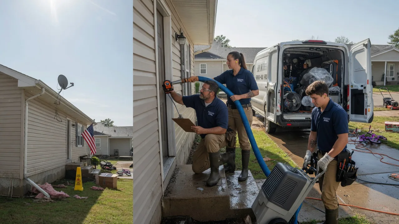 Ceiling Water Damage Restoration in Media, IL near me